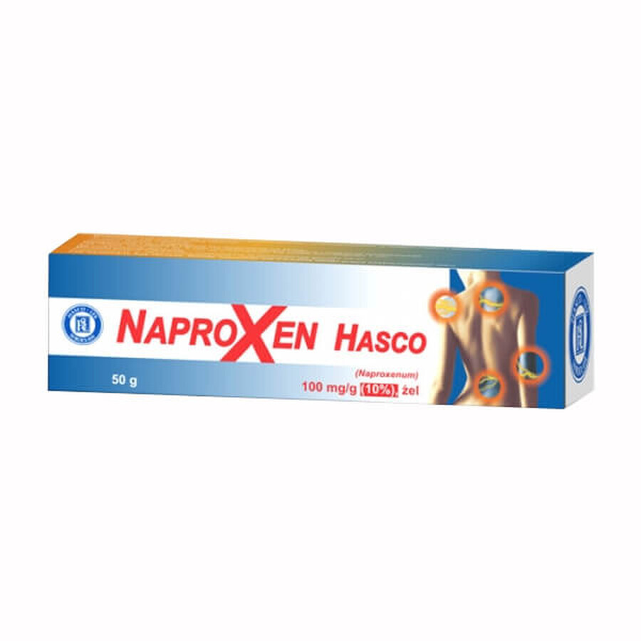 Naproxen Hasco 100 mg/g, gel, 100 g