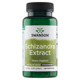 Swanson Schizandra Extract, citronella chineză 500 mg, 60 capsule