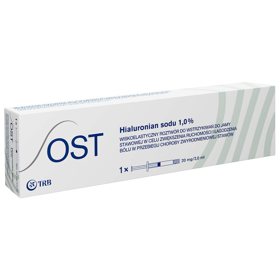 OST 20 mg/ 2 ml, solución inyectable, jeringa de 2 ml x 1 ampolla