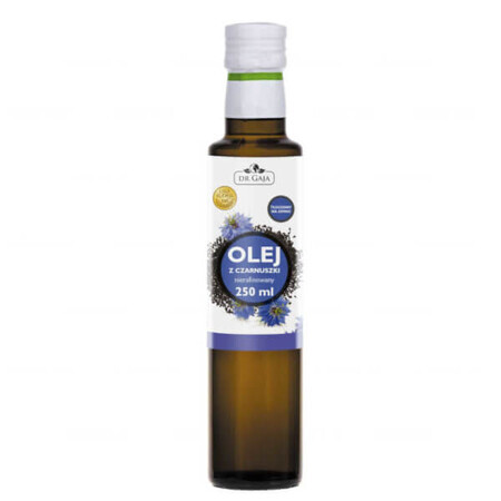 Dr. Gaia Black cumin oil, unrefined, cold pressed, 250 ml