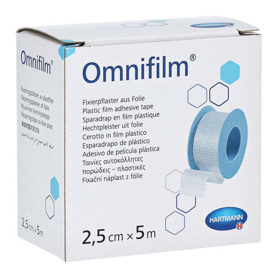 Omnifilm, Klebefolie, 2,5 cm x 5 m, 1 Stück