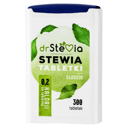 Dr. Stevia Stevia, Süßstoff, 300 Tabletten