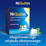 NiQuitin 4 mg, gusto menta piperita, 72 pastiglie