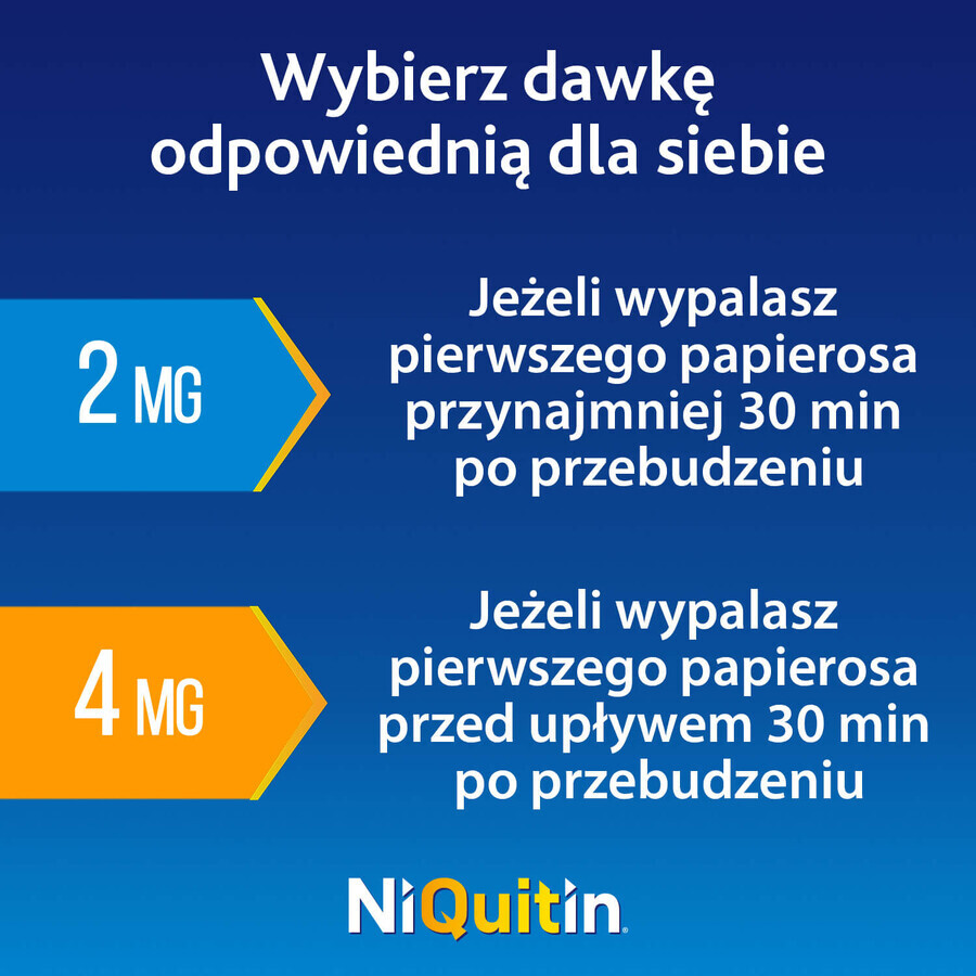 NiQuitin 2 mg, Pfefferminzgeschmack, 72 Lutschtabletten