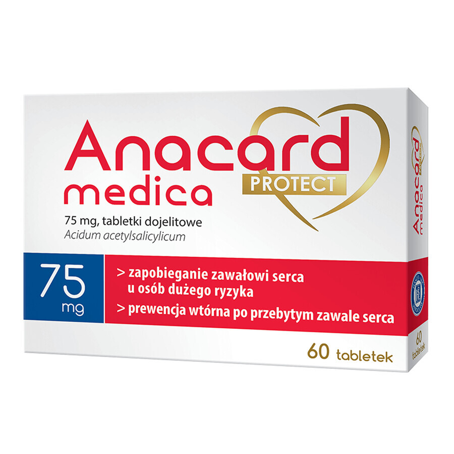 Anacard Medica Protect 75 mg, 60 enterale tabletten