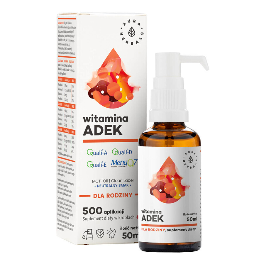 Aura Herbals Vitamin ADEK für die Familie, Tropfen, 50 ml