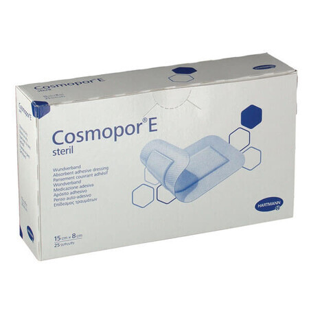 Cosmopor E, surgical dressing, sterile, 15 cm x 8 cm, 25 pcs