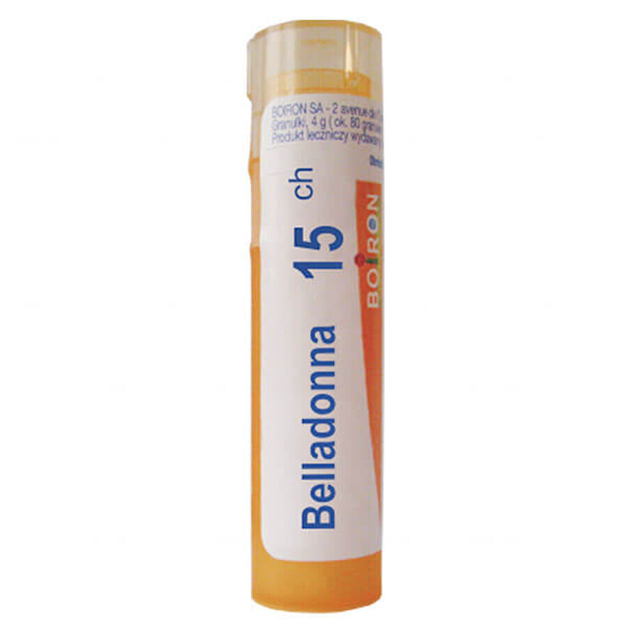 Boiron Belladonna 15 CH, Granulat, 4 g