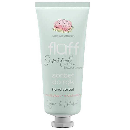 Fluff Superfood, Handsorbet, saftige Wassermelone, 50 ml