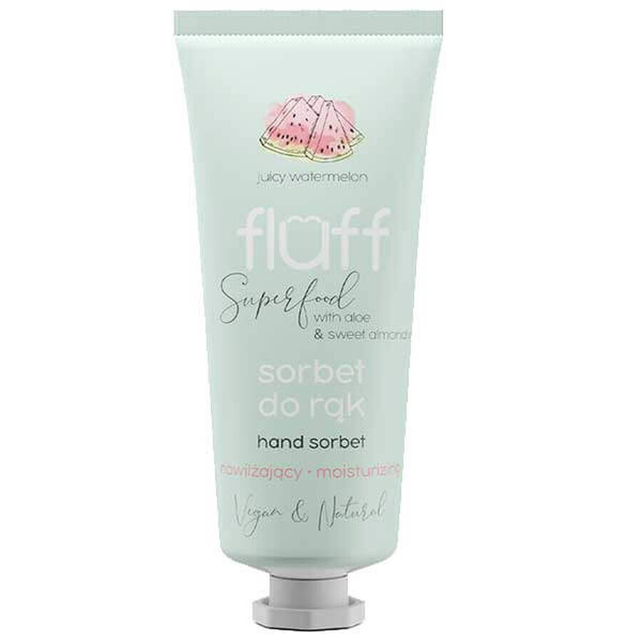 Fluff Superfood, Handsorbet, saftige Wassermelone, 50 ml