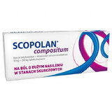 Scopolan Compositum 10 mg + 250 mg, 10 Reizstofftabletten