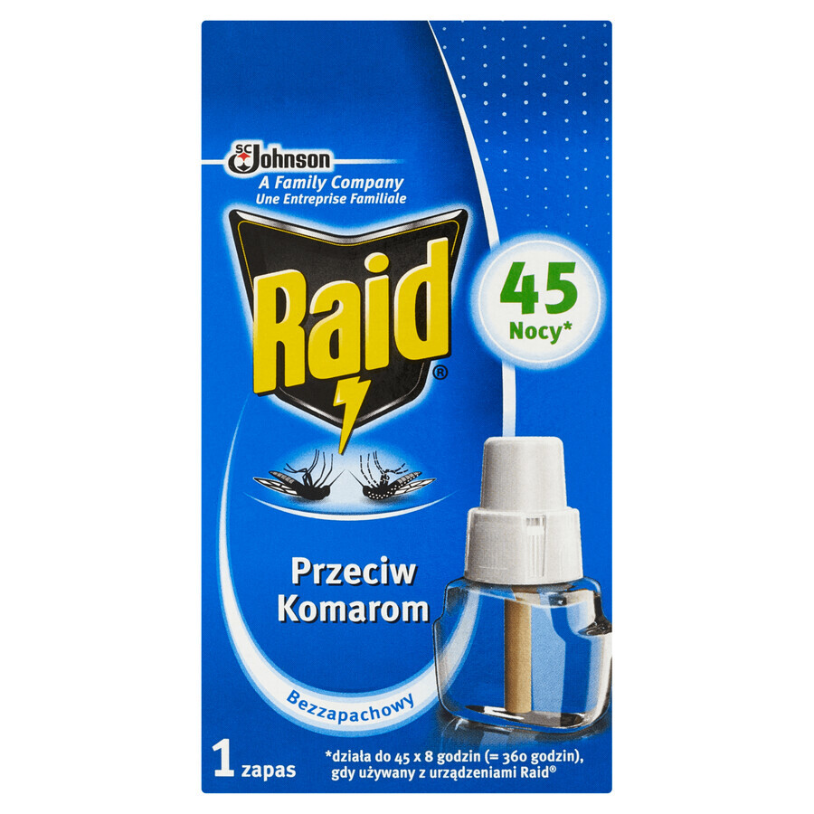 Raid, muggenwerend insecticide, reserve, 27 ml