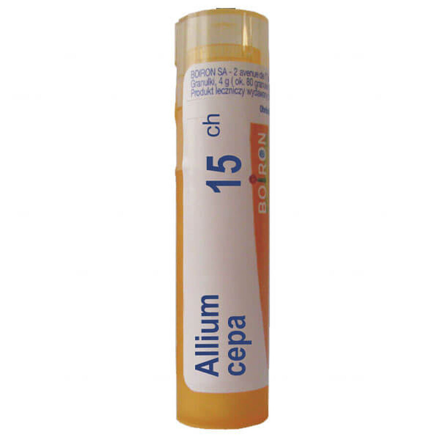 Boiron, Allium cepa 15 CH Granulat, 4 g