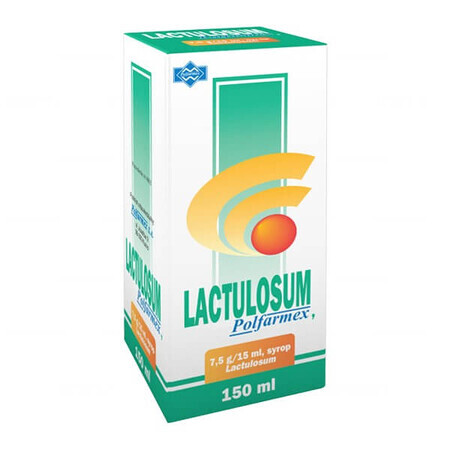 Lactulosum 7.5 g/ 15 ml, syrup, 150 ml