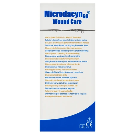Microdacyn 60 Wound Care, soluție electrolizată pentru îngrijirea rănilor, 250 ml