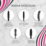 Eveline Cosmetics Mega Size Lashes, verlängernde und verdichtende Wimperntusche, schwarz, 10 ml