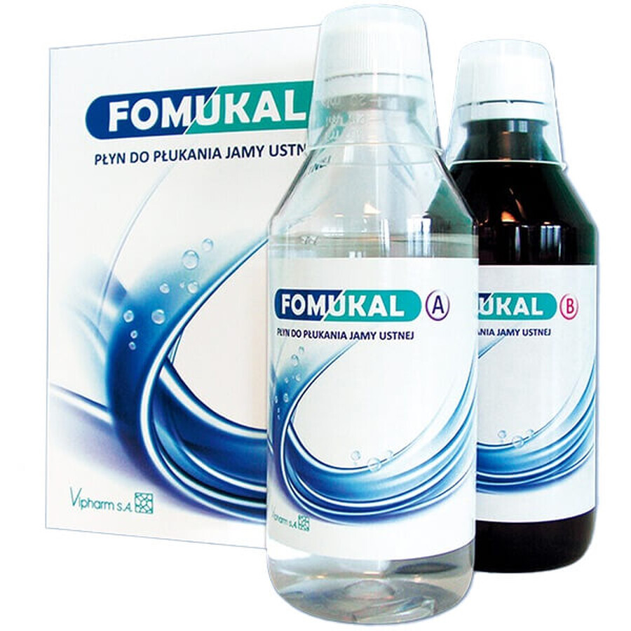 Fomukal, bain de bouche, 225 ml + 225 ml