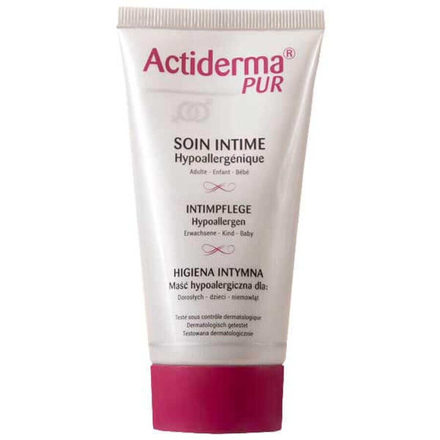 Actiderma Pur Hygiène intime, pommade hypoallergénique pour bébés, enfants et adultes, 75 ml