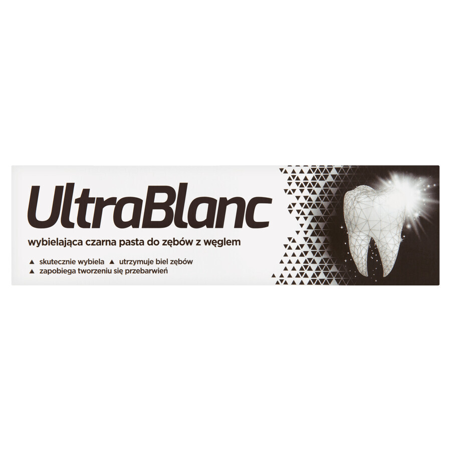 UltraBlanc, whitening toothpaste with activated carbon, 75 ml