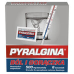 Piralgina Fiebre 500 mg, 6 sobres