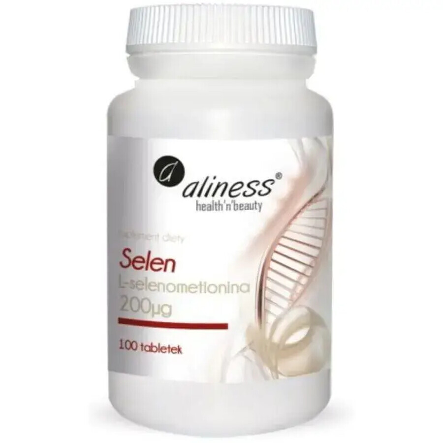 Aliness Selenium L-selenomethionine 200 µg, 100 tablets