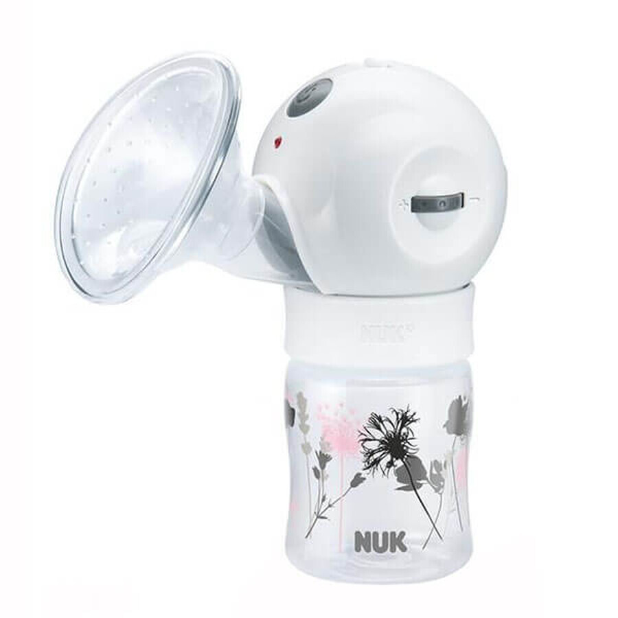 NUK, pompă de sân electrică bifazică, Luna, 1 buc + tampoane de sân, Ultra Dry, 30 buc