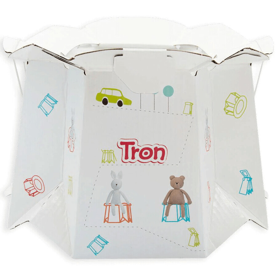 Tron Eko, Einweg-Reisetöpfchen für Kinder, Teddybär und Hase, 1 Stück