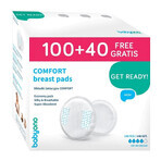 BabyOno, breast pads, Comfort, 100 pcs + 40 pcs free