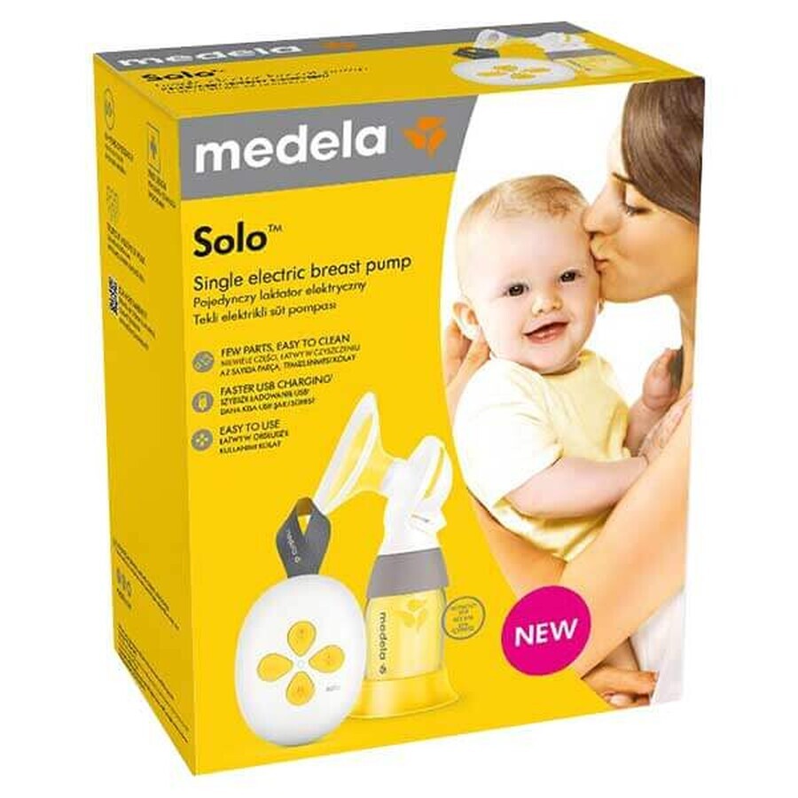 Medela Solo, elektrische Milchpumpe, einzeln, biphasisch, 1 Stk.