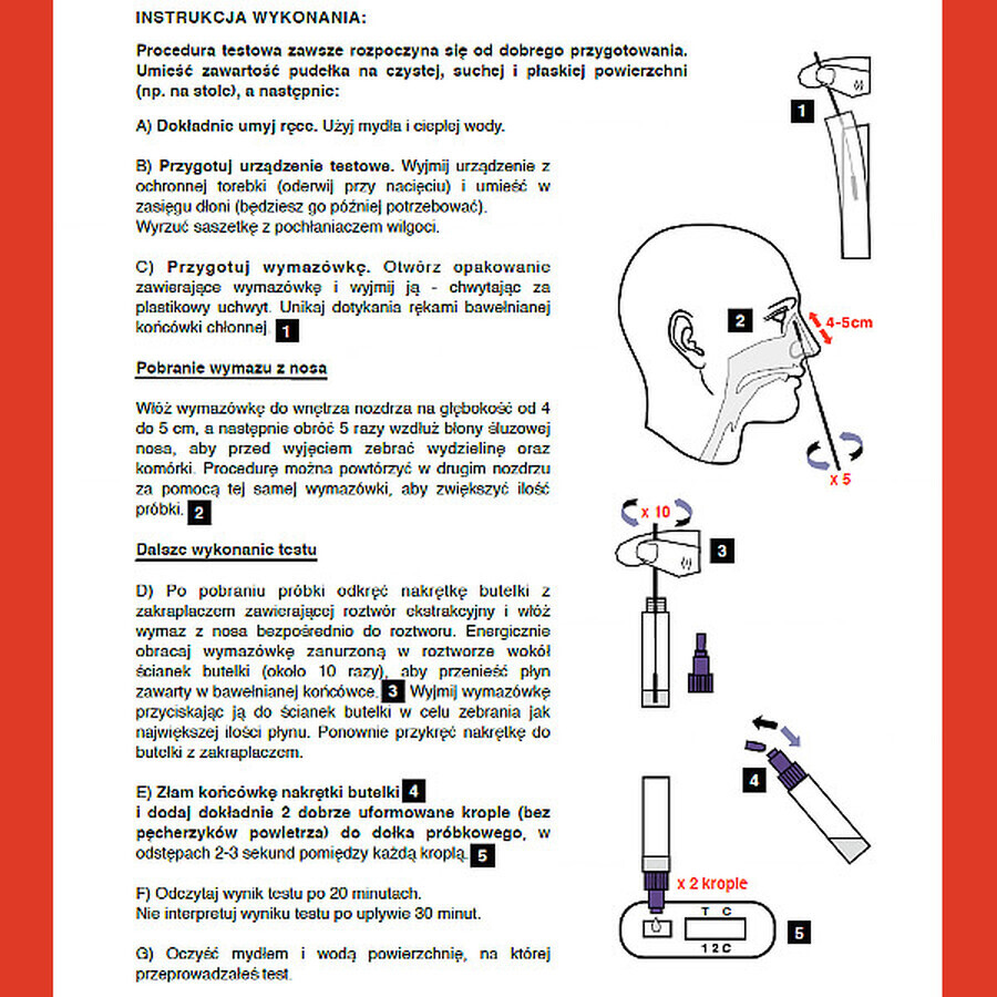 LabHome, COVID-19-Check-1 Antigen, diagnostischer Test zum Nachweis des SARS-CoV-2-Virus, 2 Einheiten