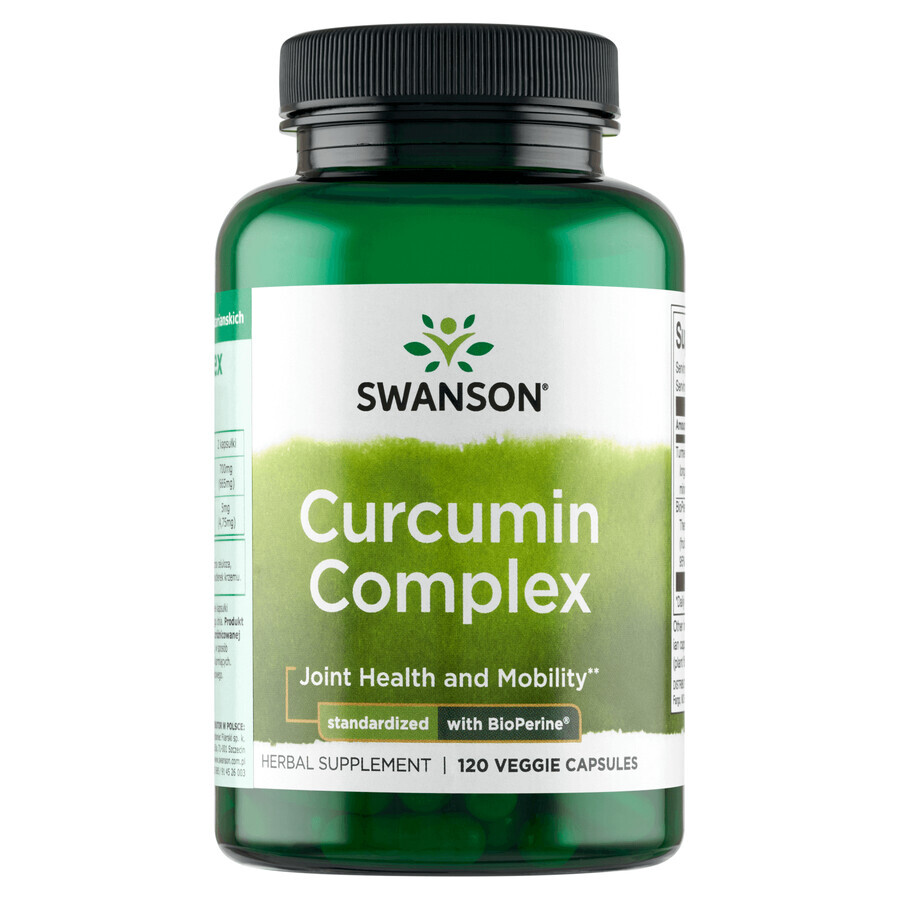 Swanson Curcumin Complex, 120 capsule vegetariene