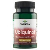 Swanson Ubiquinol, Ubiquinol 100 mg, 60 Kapseln