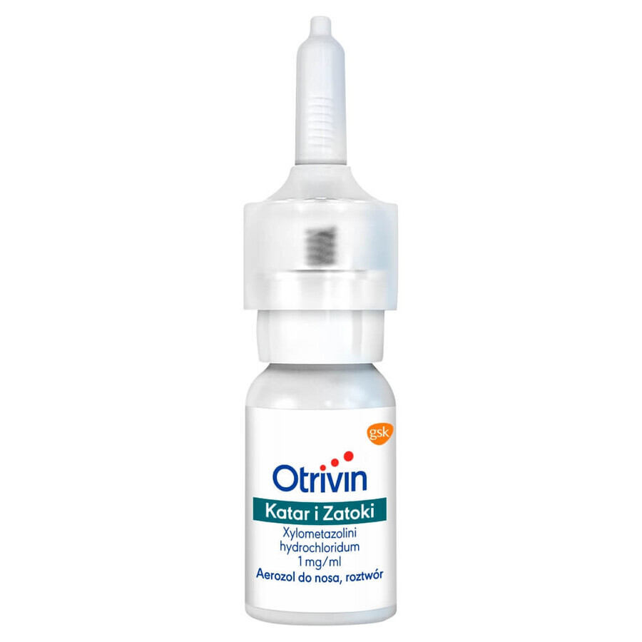 Otrivin Nasenspray abschwellend 1 mg/ 1 ml, Nasenspray, 10 ml