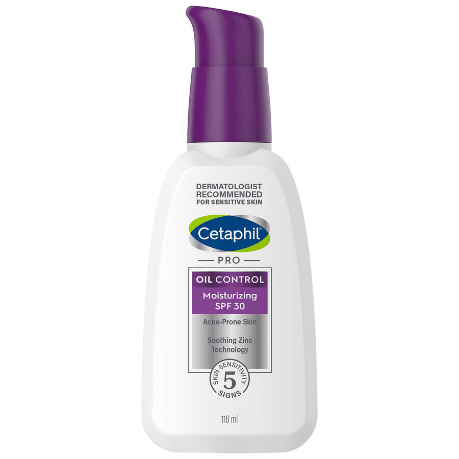 Cetaphil PRO Oil Control, moisturizing and mattifying cream, acne-prone skin, SPF 30, 118 ml