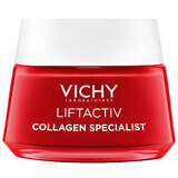 Vichy Liftactiv Collagen Specialist, crema antirughe, tutti i tipi di pelle, 50 ml