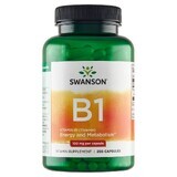 Swanson B1, tiamină 100 mg, 250 capsule