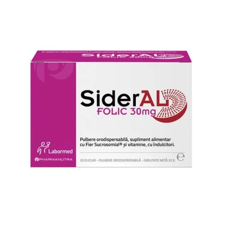 SiderAL Folic 30 mg, 20 sachets, Labormed