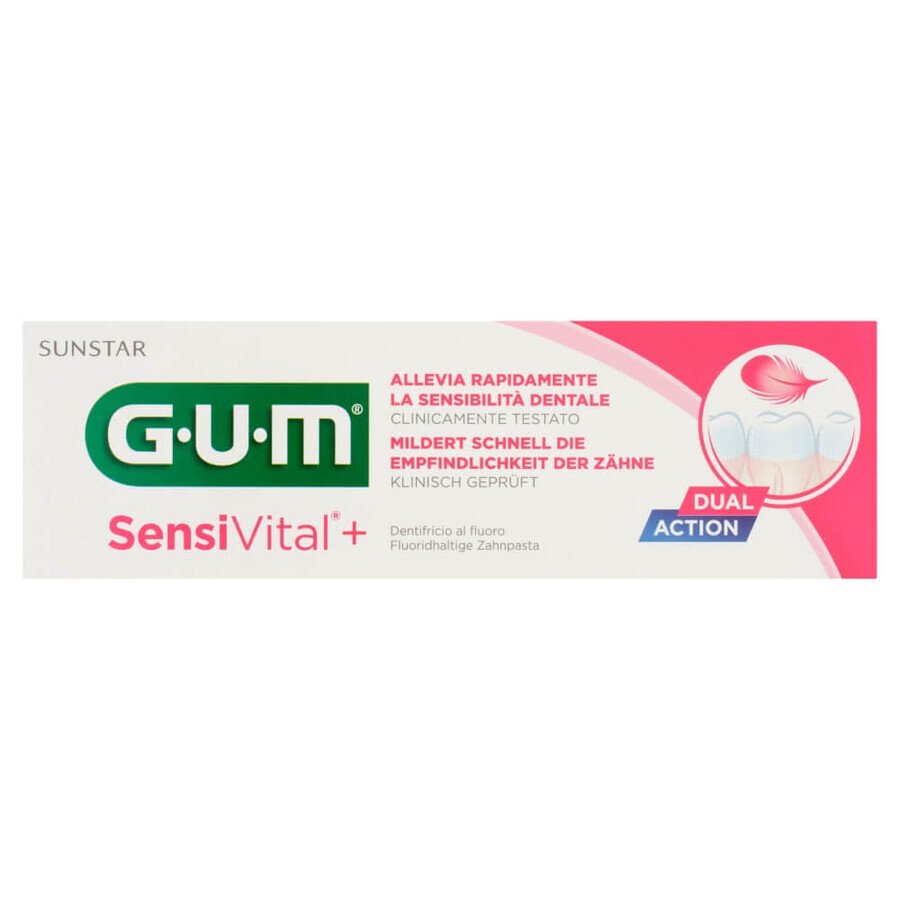 Sunstar Gum SensiVital+, toothpaste for sensitive teeth, 75 ml