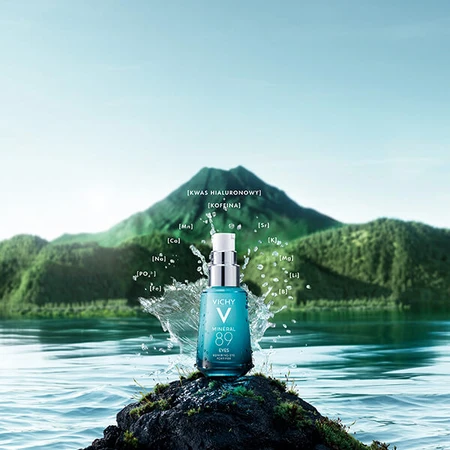 Vichy Mineral 89 Eyes, cremă reparatoare pentru întărirea pielii de sub ochi, 15 ml