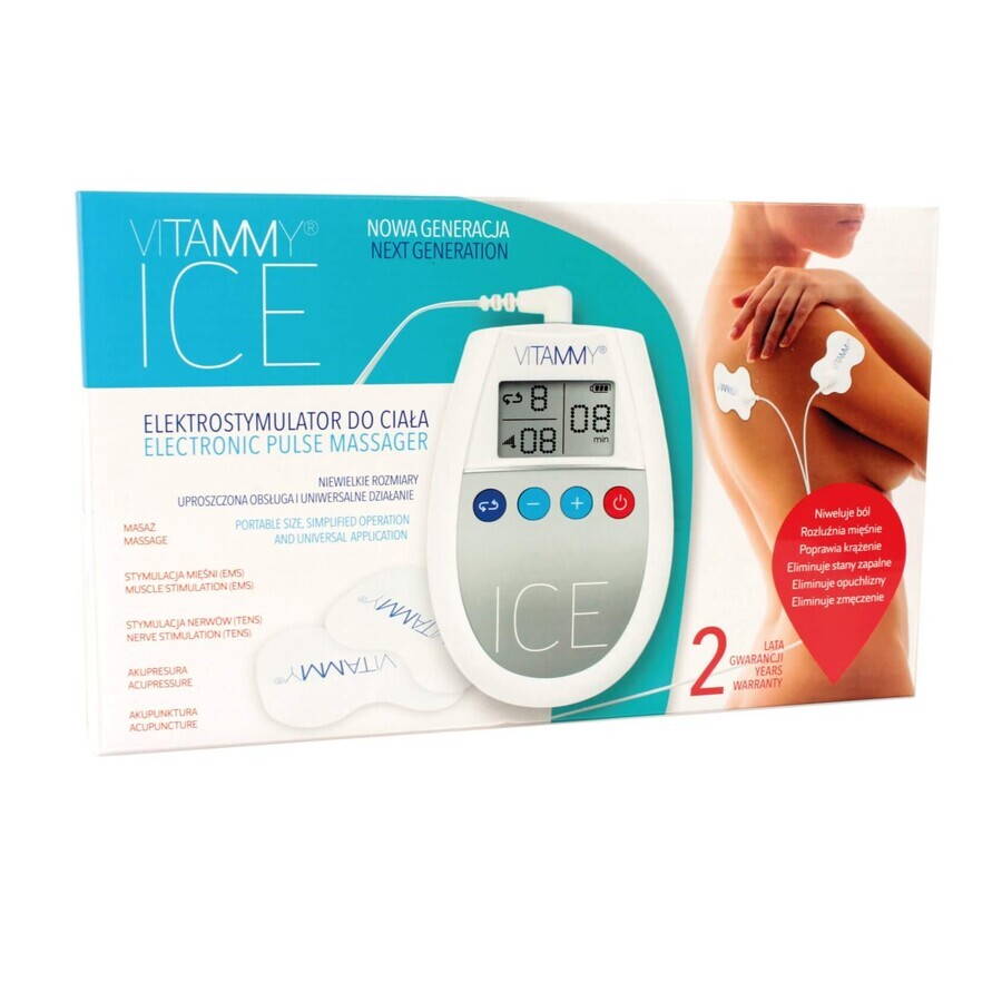 Novamed Vitammy Ice, électrostimulateur musculaire, gris