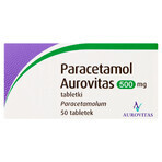 Paracetamol Aurovitas 500 mg, 50 Tabletten