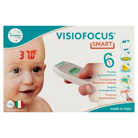 Visiofocus Smart 06470, berührungsloses Thermometer mit Temperaturprojektor