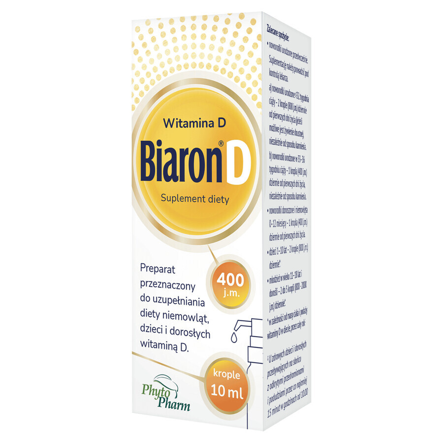 Biaron D, Vitamin D 400 IU, Tropfen, 10 ml