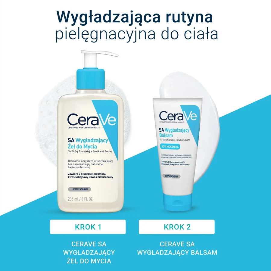 CeraVe, SA glättendes Reinigungsgel, trockene und raue Haut, 236 ml