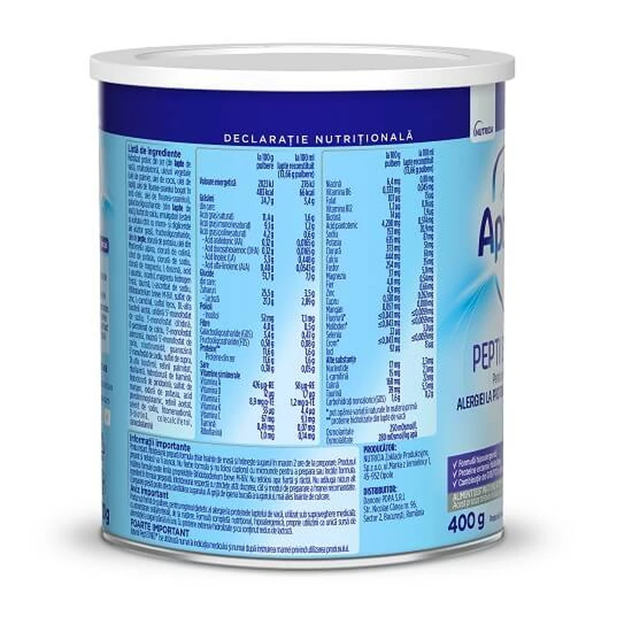 Aptamil (Bebilon) Pepti Syneo Pulver, ab Geburt, 400 g