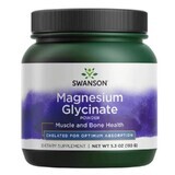 Swanson Magnesium Glycinate Powder, chelat de magneziu, 150 g