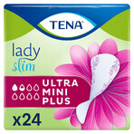 Tena Lady Slim, compresas urológicas, Ultra Mini Plus, 24 piezas