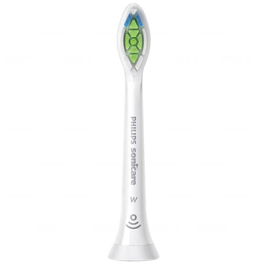 Philips Sonicare W2 Optimal White Sonic Toothbrush Replacement Tips, HX6064/10, White, 4 Pieces