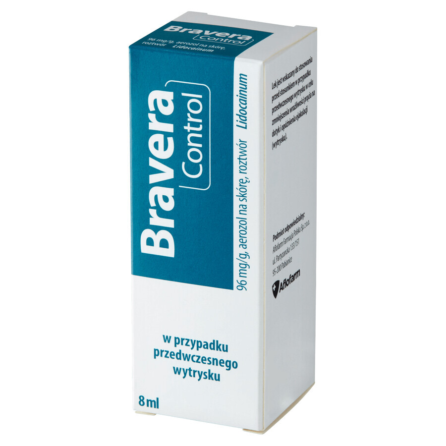 Bravera Control 96 mg/g, Hautspray, Lösung 8 ml