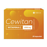 Cewitan Vitamine C 1000 mg, 15 capsules